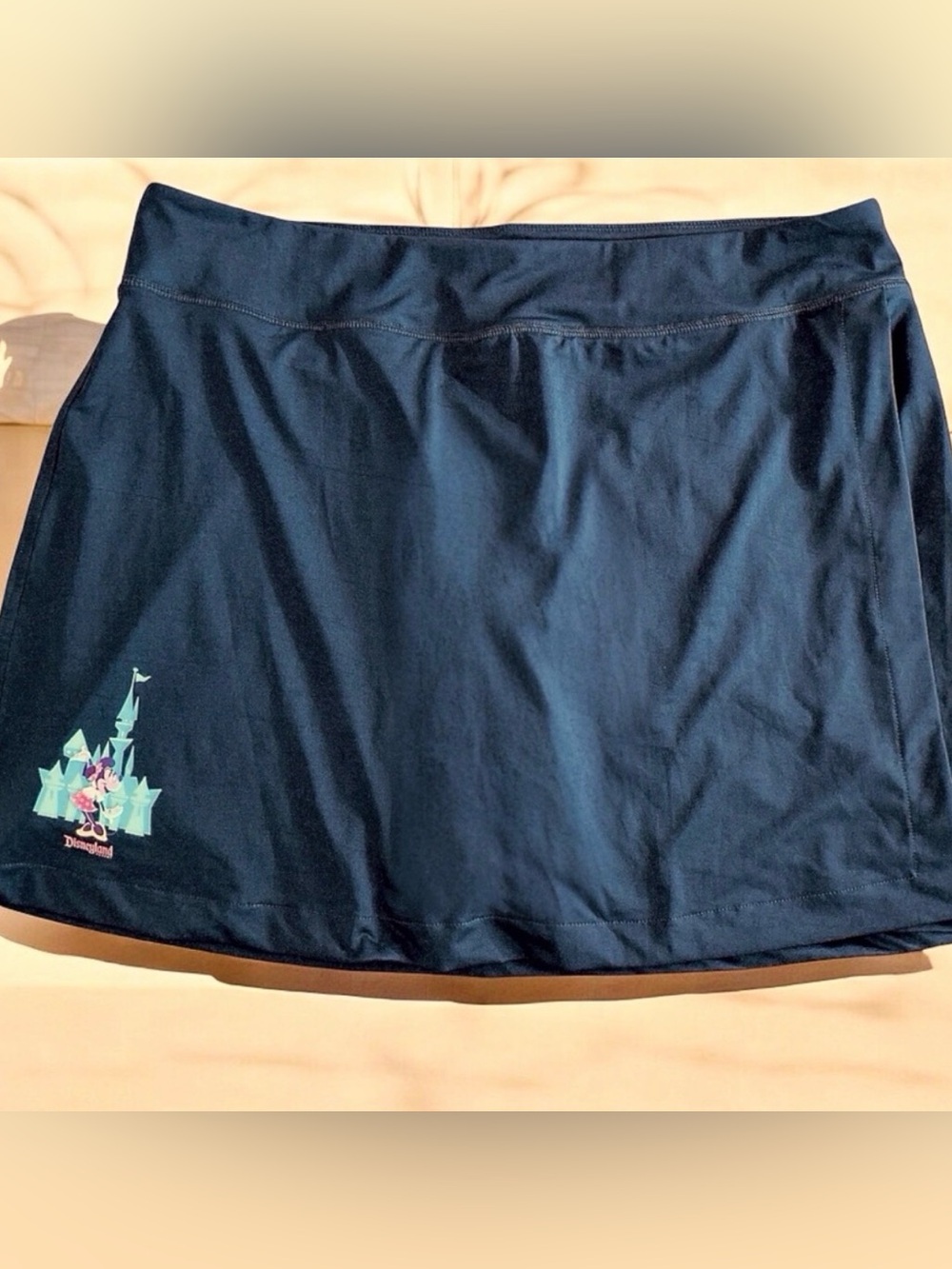 Disney Black Mini Skirt with Castle and Minnie Accent